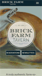 Mobile Screenshot of brickfarmtavern.com